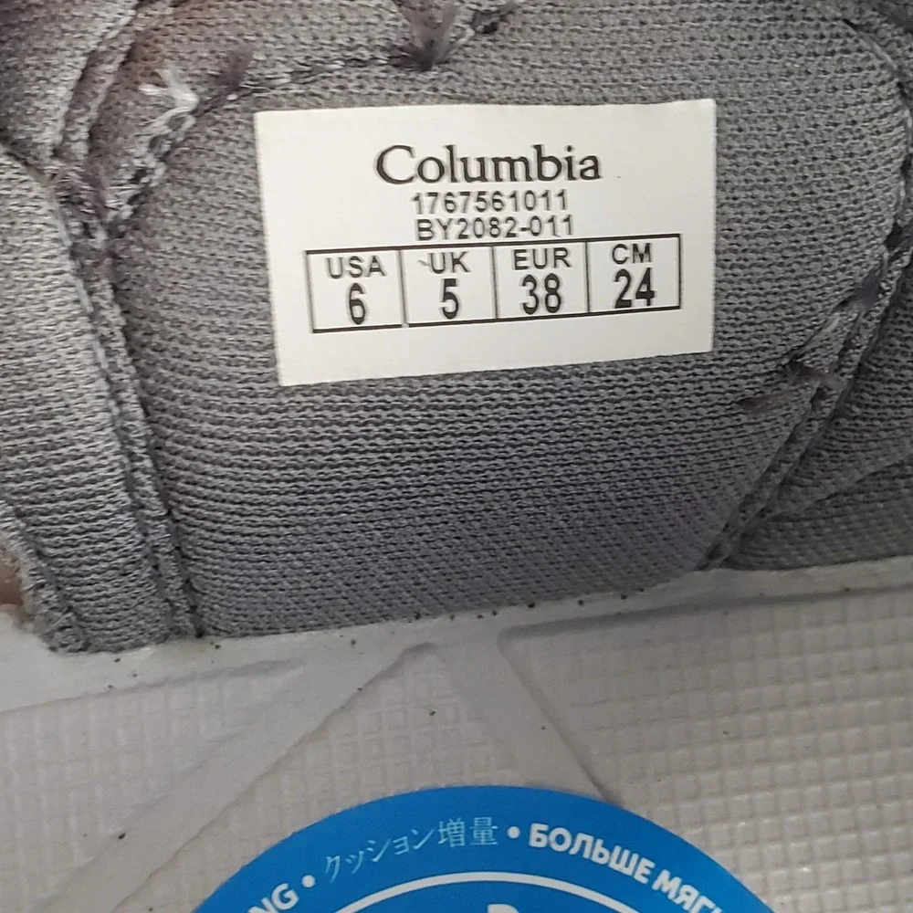 Columbia Techsun Wave Kids Sandal Sz 6 Shark Gary ICE Round‎ Toe Slingback